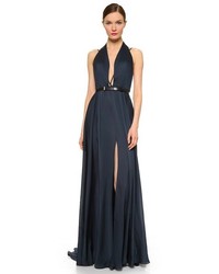 Robe de soirée bleu marine Jason Wu