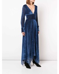 Robe de soirée bleu marine Yigal Azrouel