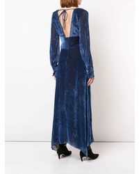 Robe de soirée bleu marine Yigal Azrouel