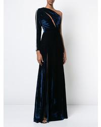 Robe de soirée bleu marine Patbo