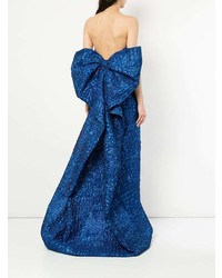 Robe de soirée bleu marine Bambah