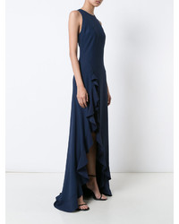 Robe de soirée bleu marine Zac Posen