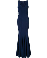 Robe de soirée bleu marine Zac Posen