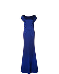 Robe de soirée bleu marine Zac Zac Posen