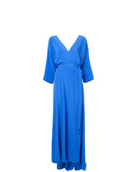 Robe de soirée bleue Dvf Diane Von Furstenberg