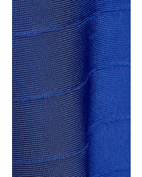 Robe de soirée bleue Herve Leger