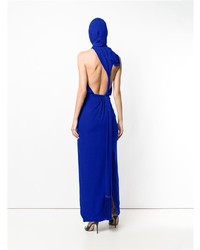 Robe de soirée bleue Versace