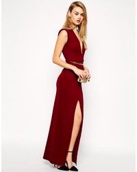 Robe de soirée bordeaux Asos