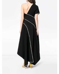 Robe de soirée brodée noire Dvf Diane Von Furstenberg