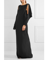 Robe de soirée découpée noire Chalayan