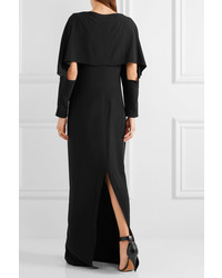 Robe de soirée découpée noire Chalayan