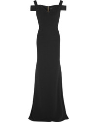 Robe de soirée découpée noire Roland Mouret