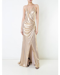 Robe de soirée dorée Alexandre Vauthier