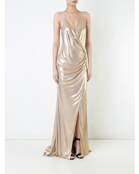 Robe de soirée dorée Alexandre Vauthier