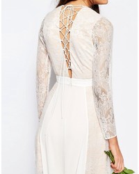 Robe de soirée en chiffon blanche