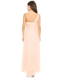 Robe de soirée en chiffon rose Jill Stuart