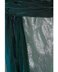 Robe de soirée en chiffon vert foncé Maison Margiela