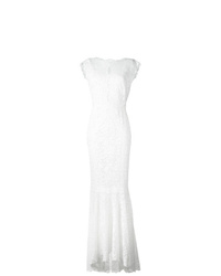 Robe de soirée en dentelle blanche Dolce & Gabbana