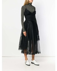 Robe de soirée en dentelle noire Ermanno Scervino