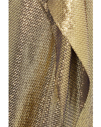 Robe de soirée en soie dorée Roland Mouret