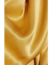 Robe de soirée en soie dorée Cushnie et Ochs