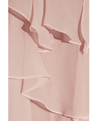 Robe de soirée en soie rose Giambattista Valli