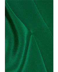 Robe de soirée en soie verte Roland Mouret