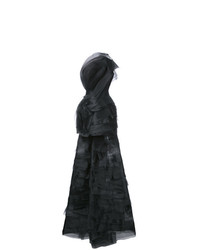 Robe de soirée en tulle noire Isabel Sanchis