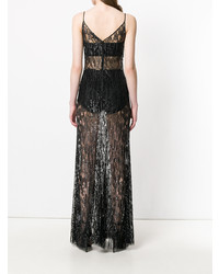 Robe de soirée en tulle noire Amen