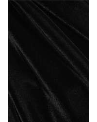 Robe de soirée en velours découpée noire Tom Ford