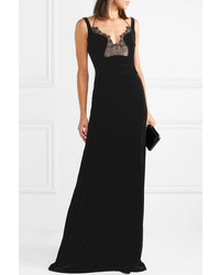 Robe de soirée en velours noire Antonio Berardi