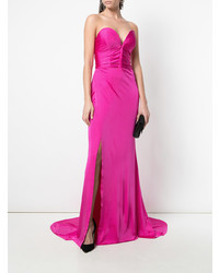 Robe de soirée fuchsia Alexandre Vauthier