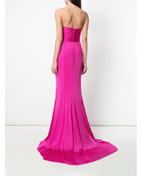 Robe de soirée fuchsia Alexandre Vauthier