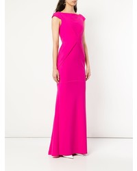 Robe de soirée fuchsia Greta Constantine