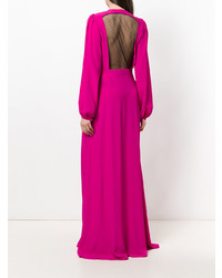 Robe de soirée fuchsia N°21