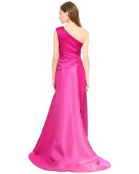 Robe de soirée fuchsia Monique Lhuillier