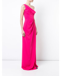 Robe de soirée fuchsia Marchesa Notte