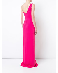 Robe de soirée fuchsia Marchesa Notte