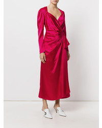 Robe de soirée fuchsia ATTICO