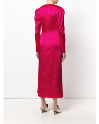 Robe de soirée fuchsia ATTICO