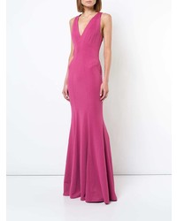 Robe de soirée fuchsia Zac Zac Posen