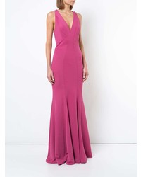 Robe de soirée fuchsia Zac Zac Posen