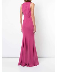 Robe de soirée fuchsia Zac Zac Posen