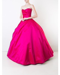 Robe de soirée fuchsia Romona Keveza