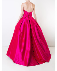 Robe de soirée fuchsia Romona Keveza