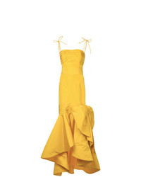 Robe de soirée jaune Bambah