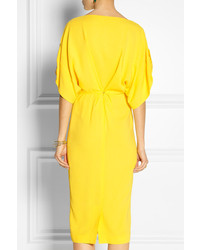 Robe de soirée jaune Vionnet