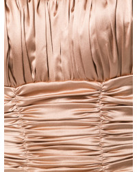 Robe de soirée marron clair Dolce & Gabbana