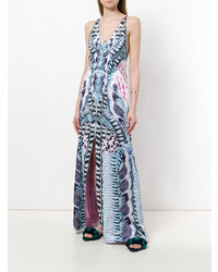 Robe de soirée multicolore Temperley London