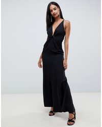 Robe de soirée noire ASOS DESIGN